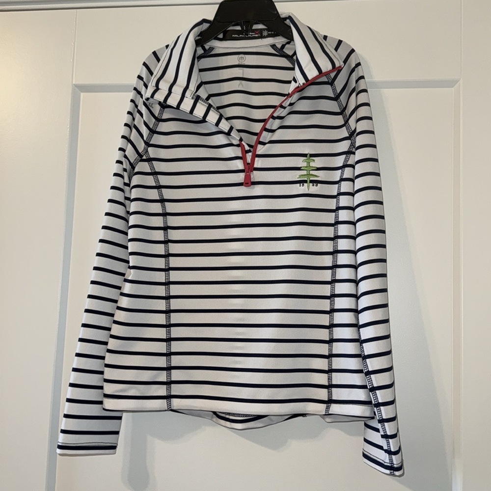 RLX Ralph Lauren Performance Quarter Zip Girls Size 8/10 Medium Like New!